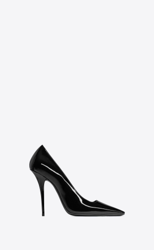YSL Blade Pumps In Lack Läder Noir | WKL672083