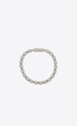 YSL Bolt Bracelet In Metal Palladium | GAM516209