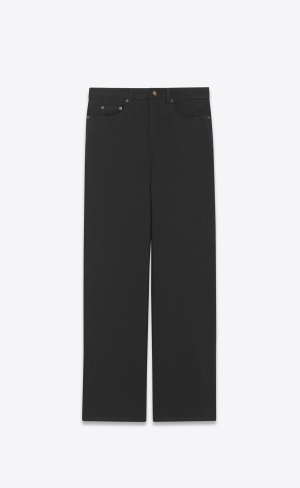 YSL Breda-leg Pants Svarta | UCT287130