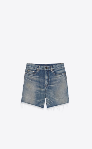YSL California Shorts Blå | HBQ825709