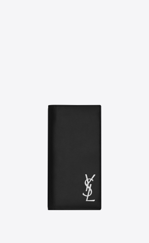 YSL Cassandre Continental Wallet In Smooth Läder Svarta | GNY165089