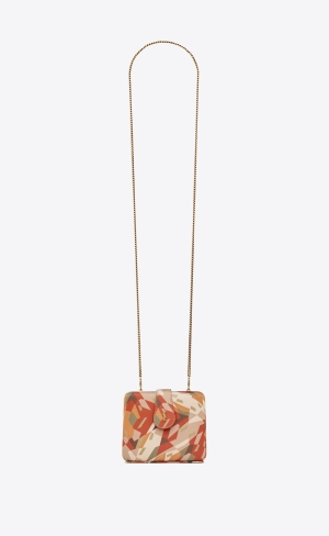 YSL Cassandre Jewelry Box On Chain In Printed Satin Olika Färger | GES472916