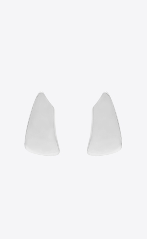 YSL Comet Earrings In Metal Palladium | BCA150823