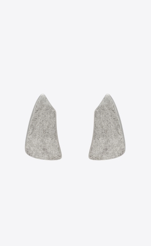 YSL Comet Earrings In Metal Silver | EBY178405