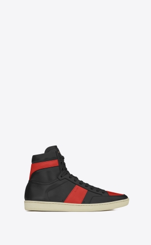 YSL Court Klassiska Sl/10h Sneakers In Läder Svarta | BMP169482