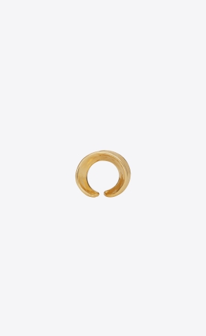 YSL Curve Ring In Metal Guld | TAN107359