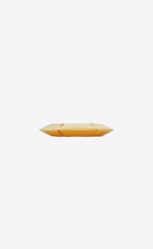 YSL Dimensional Elastic Bangle In Metal Guld | FCK159867