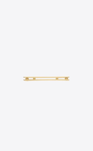 YSL Geometric Bracelet In Metal Guld | DEX468795
