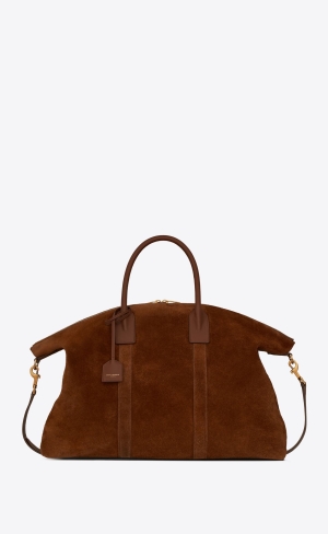 YSL Giant Bowling Bag In Mocka Bruna | RHC679438