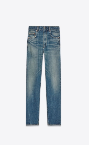 YSL Hetero Jeans Blå | CLR029765