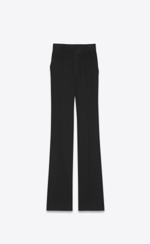 YSL High-waisted Pants Svarta | XET173986