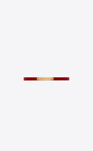 YSL Id Bracelet In Metal Röda Guld | PHV107345