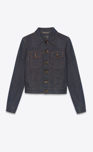 YSL Klassiska Jacket Indigo | VUH726430