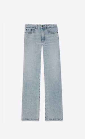 YSL Large Jeans Blå | QBY594261