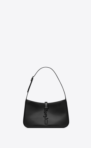 YSL Le 5 À 7 In Shiny Läder Svarta | STU532481