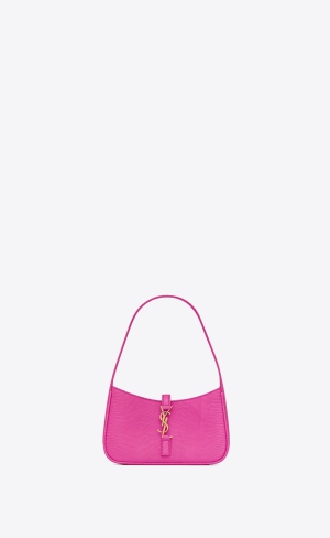 YSL Le 5 À 7 Mini In Lizard Rosa | XZB418076