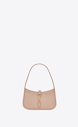 YSL Le 5 À 7 Mini In Smooth Läder Bruna | IBV796830