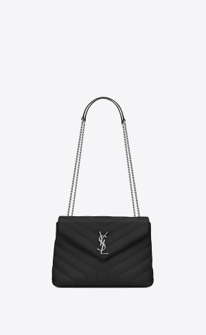 YSL Loulou Small Chain Bag In Quiltad "Y" Läder Noir | FBW941306