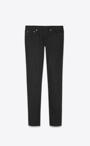 YSL Low-rise Jeans Svarta | UKQ904132