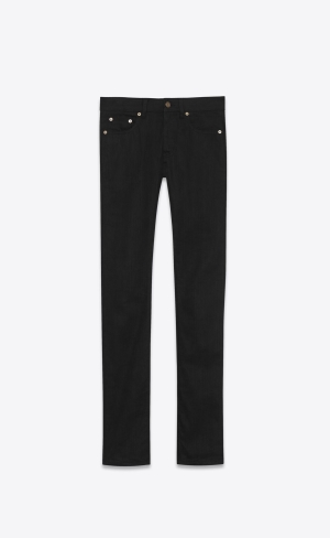 YSL Mager-fit Jeans Svarta | JPX539081