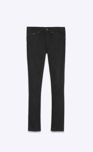 YSL Mager-fit Jeans Svarta | ZNO731958