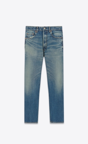 YSL Mick Jeans Blå | JMQ587160