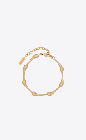 YSL Multi Drop Bracelet In Metal Guld | KYO094731