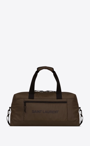 YSL Nuxx Duffle In Nylon Khaki | BWD652134