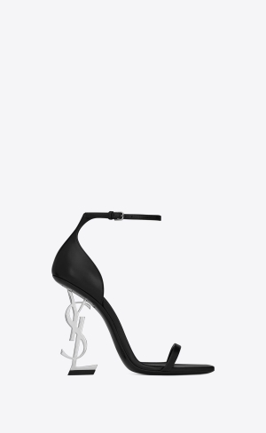 YSL Opyum Sandals In Smooth Läder Svarta | HJP738205