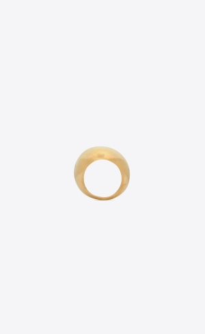 YSL Oversized Egg Ring In Metal Guld | NXT360498
