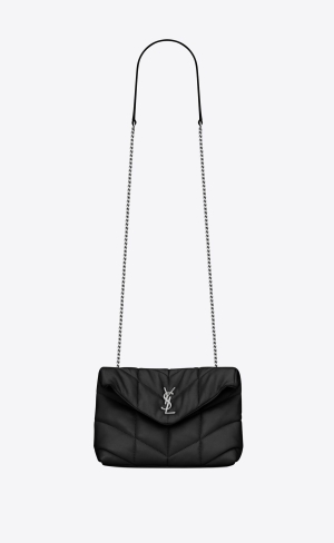 YSL Puffer Toy Bag In Quiltad Lambskin Noir | BEV370918