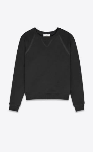 YSL Raglan Sweatshirt Noir | ZFJ368451