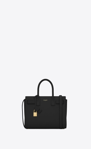 YSL Sac De Jour Baby In Smooth Läder Svarta | BSF562089