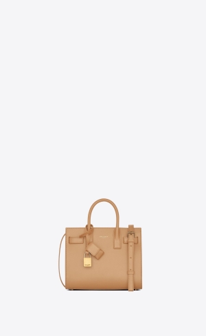 YSL Sac De Jour Nano In Smooth Läder Bruna | JZC195867