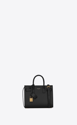 YSL Sac De Jour Nano In Smooth Läder Svarta | JXN413750