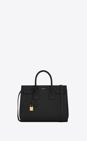 YSL Sac De Jour Small In Smooth Läder Noir | QNG678952
