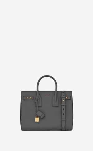 YSL Sac De Jour Supple Small In Grained Läder Storm | CMZ021879