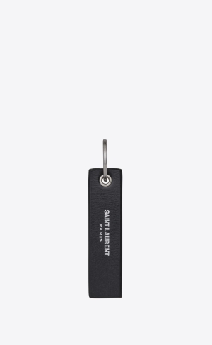 YSL Saint Laurent Läder Keyring Svarta | RNT538104