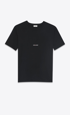 YSL Saint Laurent Rive Gauche T-shirt Svarta | NFI091853