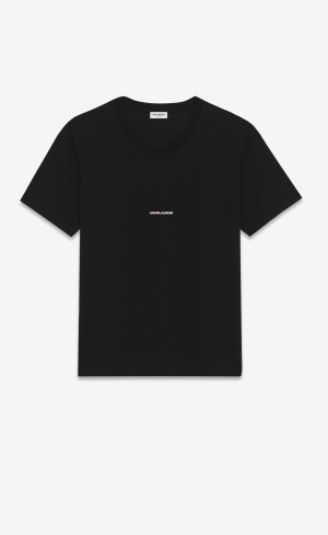 YSL Saint Laurent Rive Gauche T-shirt Svarta | OST492531