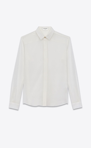 YSL Shirt In Silk Crêpe Vita | DQA425736