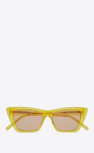YSL Sl 276 Mica Gula Ljusbruna | OJQ540238