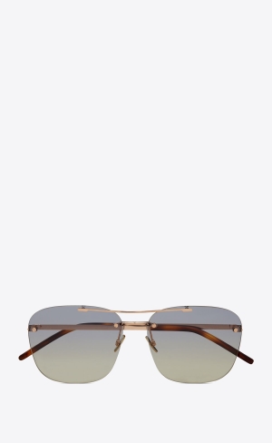YSL Sl 309 Rimless Rosa Guld | TLX045763