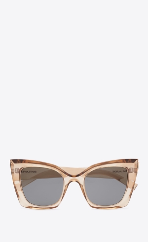 YSL Sl 552 Beige Grå | ZGX798426