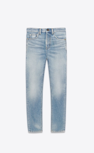 YSL Slim-fit Jeans Blå | WVP847516