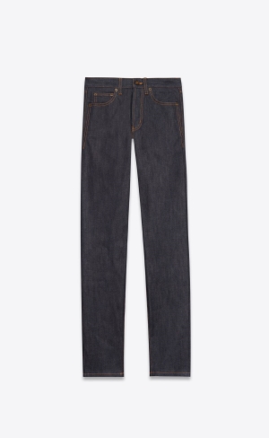 YSL Slim-fit Jeans Indigo | KTU243175