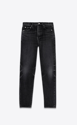 YSL Slim-fit Jeans Svarta | MET452839