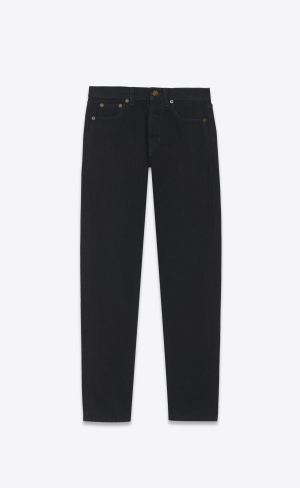 YSL Slim-fit Jeans Svarta | UYR164537
