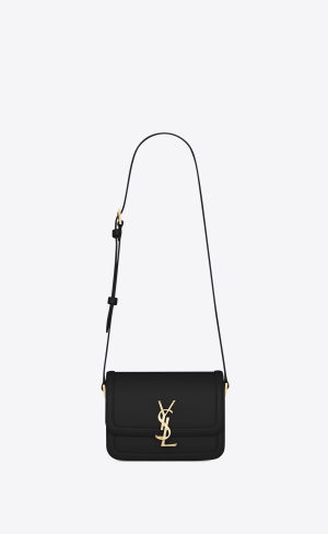 YSL Solferino Small Satchel In Box Saint Laurent Läder Svarta | LUC084167
