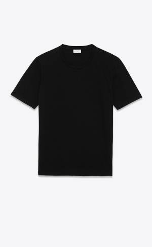YSL T-shirt In Bomull Svarta | IAS502973